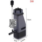 3W Tarzı Abd Fiş Adaptörü Balık Tankı Protein Skimmer Akvaryum Yüzey Skimmer Yiyecek Yağ Filmi Filtre Su Akışını Düzenleyici Tuzlu Deniz Tatlı Su Hava Oksijen (Yurt Dışından) - akvaryum filtreleme