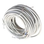 3x1,5 MM CCA TTR BEYAZ RENK KAUÇUK TOPRAKLI SEYYAR ELEKTRİK KABLOSU (10 METRE)