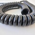 3X2.5 Mm Ucu Acik Siyah Spiral Elektrik Kablosu 2 Metre