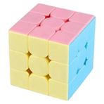 3x3 Profesyonel Pastel Renkli Speed Cube Zeka Sabır Küpü