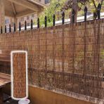 3x33ft Arka Bahçe için Doğal Bambu Eskrim Rulo Havuz Bitki Yard Bahçe ve Balkon için Harika 2 3 4 Ayak Yüksek