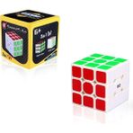 3X3X3 Beyaz Stil Qıyı Profesyonel Küp 3x3 4x4 5x5 Neo Cubo Bulmaca Hız Aynası Sihirli Küp Metal Öğrenme Eğitimi Çocuklar Büyüklerin Cubo Oyuncak (Yurt Dışından) - Renkli
