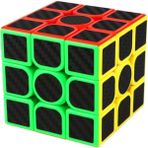 3X3x3 Professıonal Speed Cube Carbon Fıber - Karbon Fıber Profesyonel Rubık Zeka Sabır Kupu