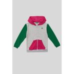 4-14 Yaş Benetton Kapüşonlu Renkli Kız Çocuk Sweat Ceket - 4 - 5 Yaş
