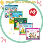 4-5-6-7 Yaş Çocuklar Için Iq Zeka Geliştiren Oyunlar 5 Kitap Takım - ( 1 Kitap ) - Bahar Çelik