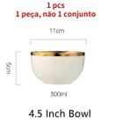 4.5 Inç Kase 1 Adet Beyaz Seramik Tabak Phnom Penh Sofra Salata Çorba Kasesi Gıda Yemek Yemekleri Düğün Dekorasyon Yemek Takımı Ev Mutfak (Yurt Dışından)