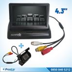 4.5 inç TFT LCD Araç Monitörü Ekran + 1 adet Geri Görüş Kamerası Büyük boy Dahil Set