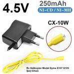 4.5V CX-10W Rc Helikopter için Syma S107 S105 220 Şarj Cihazı
