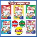 4-6 Yaş Çizgi Çalışmaları Seti - 5 Kitap Takım