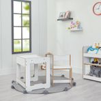 4-6 Yaş Martı Montessori Çocuk Oyun, Çalışma, Aktivite Masa Ve Sandalyesi / Beyaz