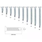 4.8X90 Mm Yhb Matkap Uçlu Akıllı Vida (Dın 7504P) X 10 Adet (Rf149)