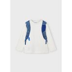 4-9 Yaş Erkek Çocuk Uzun Kollu T-Shirt - 8 Yaş - Mavi