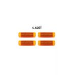 4 Adet 16 Ledli Çift Sıra Led Lamba 12-24 Volt