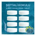 4 Adet 2X500gr - Şeftali - Nem Alıcı Rutubet Giderici Yedek Tablet