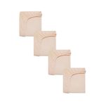 4 Adet 40 x 80 + 10 cm Anne Yanı Lastikli Penye Kumaş Bebek Çarşafı