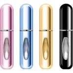 4 Adet 5 ml Parfüm Spreyi, Doldurulabilir, Boş Seyahat Parfümü, Mini Taşınabilir Sprey Şişes