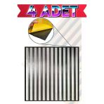4 Adet 68Cmx68cm Yapışkanlı Gri Sünger Akustik Duvar Paneli Kağıdı Sticker Ofis Salon Otel Nw189