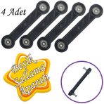 4 Adet Besik Sallama Aparati Siyah 12 Cm