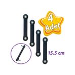 4 Adet Besik Sallama Aparati Siyah 15.5 Cm