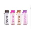 4 Adet Cam Kapaklı Matara 500ML