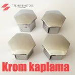 4 Adet Citroen Bijon Kapagi Krom Kaplama Tüm Modellere Için 17Mm 462133721