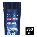 4 ADET Clear Men Cool Sport Menthol Şampuan 350 ml