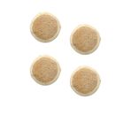 4 Adet Doğal Kabak Lifi Oval Yüz Kesesi Peeling Süngeri
