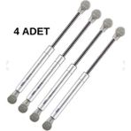 4 Adet Dolap Kapak Pistonu Gazlı Amortisörü Piston Kapak Hidroliği 27 cm Mutfak Dolabı 100N