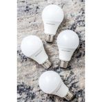 4 Adet Elektrik Kesilince De Çalışan 9 Watt LED Ampul, Kendini Şarj Eden E27 Duy Kaliteli LED Ampul - Beyaz - 10 - 20 W