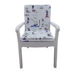 4 ADET ELİT YÜKSEK ARKALI MİNDER DUCK BEZİ-eltm-prm093327-v001