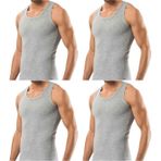 4 Adet Erkek Slim Fit Dar Kalıp Likralı Penye Sporcu Atleti(Rambo Atleti)