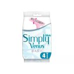 4 Adet Gillette Simply Venus Basic Tıraş Bıçağı 4'Lü Kadın