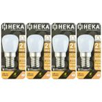 (4 Adet) Heka 2W (14W) 3000K (Sarı Işık) E14 Duylu (İnce Duy) Dim Edilebilir Soft Led Mini Ampul