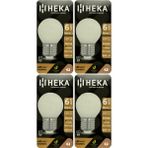 (4 Adet) Heka 6W (48W) 3000K (Sarı Işık) E27 Duylu Soft Led G45 Ampul