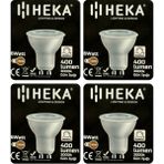 (4 Adet) Heka 6W (50W) 3000K (Sarı Işık) Gu10 Duylu Dim Edilebilir Led Spot Ampul