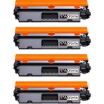 4 Adet Hp Laserjet Pro M102W Yazıcı Uyumlu 17A - CF217A Muadil Toner - Siyah