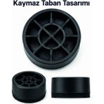 4 Adet Kaymaz Çamaşır Makinesi Ayak Altlığı - Renkli - standart
