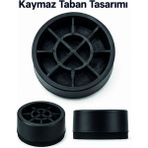 4 Adet Kaymaz Çamaşır Makinesi Ayak Altlığı - Renkli