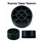 4 Adet Kaymaz Çamaşır Makinesi Ayak Altlığı