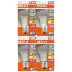 (4 Adet) Ledvance 8,8W Sarı Işık (2700K) E27 Duylu (Kalın Duy) Dim Edilebilir Led Ampul