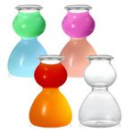 4 adet likör bardağı, cam, 120 ml shot bardağı seti, içbükey alkollü içki bardağı, parti aksesuarı, küçük likör bardağı, tatil toplantıları, aile barları, tekila için yüksek kaliteli shot bardakları
