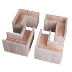 4 Adet Masif Ahşap L Şekilli Mobilya Ayakları DIY Yatak Masa Dolabı Kanepe Yükselticiler ile 10cm/3.94in Renkli Bacak Kaldırıcılar
