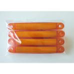 4 Adet Neon Parmak LED Lamba Slim Model Turuncu 12-24 Volt
