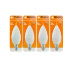 (4 Adet) Osaka 6W (50W) Günışığı (4000K) E14 Duylu (İnce Duy) Led Mum Ampul