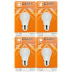 (4 Adet) Osaka 7W (50W) Sarı Işık E27 Duylu (Kalın Duy) Led Mini Ampul