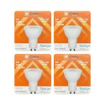(4 Adet) Osaka 9W (70W) Sarı Işık (3000K) Gu10 Duylu Led Çanak Ampul