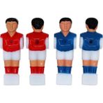 4 Adet Plastik Masa Üstü Futbol Oyuncusu Futbol Oyuncusu Futbol Oyunları Mini Insanımsı Bebek (Yurt Dışından)