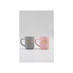 4 Adet Rakle Love Kiss Mug Kupa Set 2'Li 246 Cc