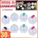 4 Adet Rastgele Renk 1-10 Adet Yuvarlak Top Buz Küpü Kalıp Dıy Dondurma Yapma Makinesi Plastik Buz Kalıp Viski Buz Kalıbı Bar Aracı Mutfak Gadget Aksesuarları (Yurt Dışından) - Renkli