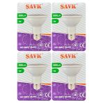 (4 Adet) Şavk 7W 6500K (Beyaz Işık) Par20 E27 Duylu (Kalın Duy) Led Spot Ampul